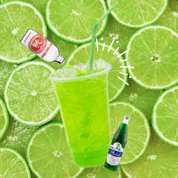 น้ำเขียวมะนาวโซดา