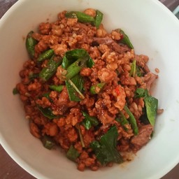 กระเพระหมูสับ