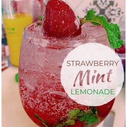สตอเบอร์รี่มิ้นเลมอนเนด Strawberry,Mint,Lemomade