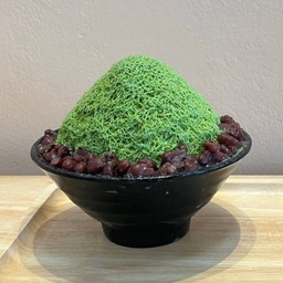 บิงซู มัทฉะถั่วแดง (Matcha red beans bingsu)