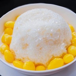 แปะก๋วย นมสด เย็น