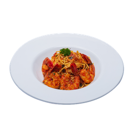 สปาเก็ตตี้อาราเบียตต้ากุ้ง Spaghetti Prawn Arrabbiata