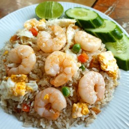 ข้าวผัดเนื้อกุ้ง