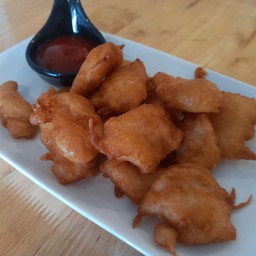 อกไก่ชุปแป้งทอด