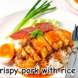 ข้าวหมูกรอบ