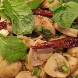 ข้าว ลาบเห็ด