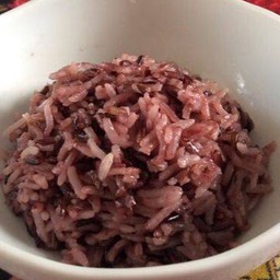 ข้าวเปล่า(ข้าวกล้องหอมมะลิ+ข้าวกล้องระยะน้ำนม)