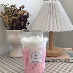 นมหมีชมพู เย็น