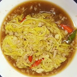 ผัดกุยช่ายขาวหมูสับ