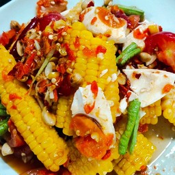 ตำข้าวโพดไข่เค็ม