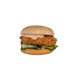 เบอร์เกอร์สะโพกไก่ทอด