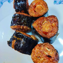 ไก่จ้อ ห่อสาหร่าย ทอด