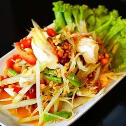 ส้มตำไข่เค็ม