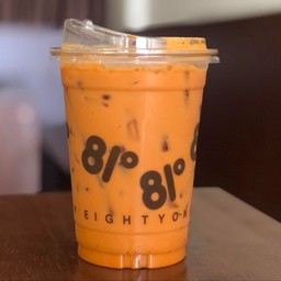 Thai Milk Tea with Coconut Water ชาไทยน้ำมะพร้าวน้ำหอม