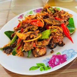 ผัดเผ็ดกบ