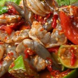 ตำกุ้งสด (พิเศษ)