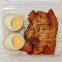 ข้าวหมูทอด