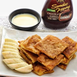 โรตีกล้วยช็อค Banana+Chocolate