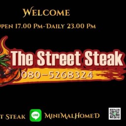 ร้านสเต็ก The Street Steak สามแยกสามัคคี