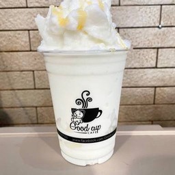 นมสดคาราเมลกล้วยปั่น