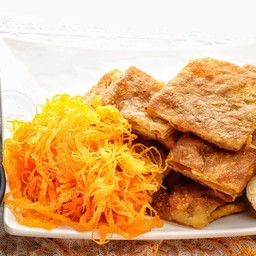 โรตีฝอยทองกล้วย Sweet Egg Floss+Banana