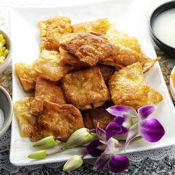 โรตีข้าวโพดฝอยทอง Corn+Sweet Egg Floss