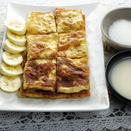 โรตีกล้วยไข่ Banana+Egg