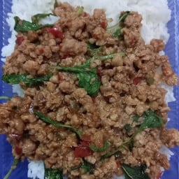 ข้าวราดกะเพราหมูสับ