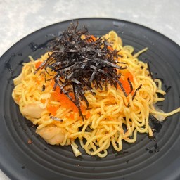 โซบะ ผัดไข่กุ้ง