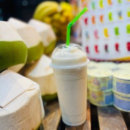 มะพร้าว+ นมหนีปั่น  สดๆๆๆ