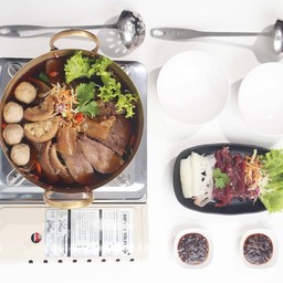 เกาเหลาหม้อไฟรวมเนื้อ ธรรมดา