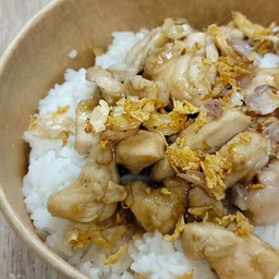 ข้าว ไก่กระเทียม