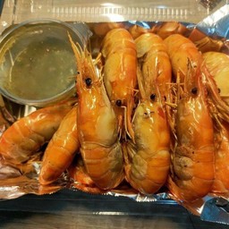 กุ้งเผากล่องกลาง ไซส์ L ครึ่งกิโลกรัม