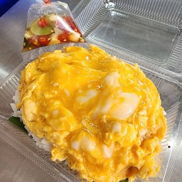 ไข่ข้น ราดข้าว