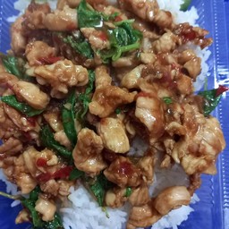 ข้าวราดกระเพราไก่