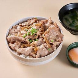 ข้าวหน้าหมูซีอิ๊วไข่ออนเซ็น