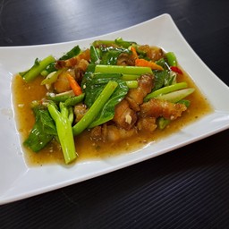 ผัดคะu้า(กับข้าว)
