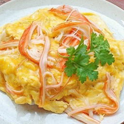 ข้างไข่ข้นปูอัด ไข่ 2 ฟอง