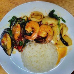 กะเพรารวมทะเล พริก 2ภพ