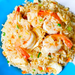 ข้าวผัดกุ้ง จานเดียว