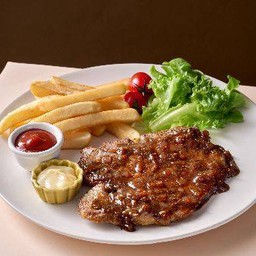 Pork Steak Black Pepper Sauce