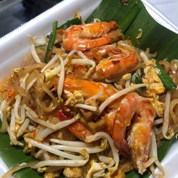 ผัดไทยกุ้งสด