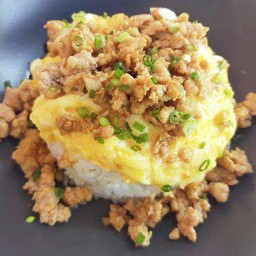 ข้าว+ไข่ข้นหมูสับ