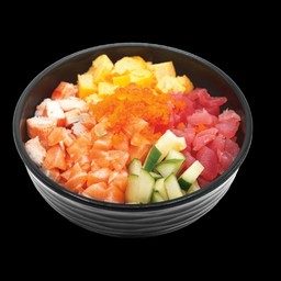 147.ข้าวหน้าปลาดิบรวม