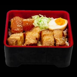 184.ข้าวหน้าหมูตุ๋นซีอิ๊วญี่ปุ่น