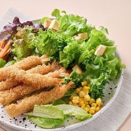 สลัดกุ้งเทมปุระ