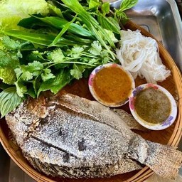 เมี่ยงปลานิลเผา 1 ชุด