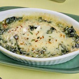 ผักโขมอบชีส