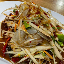 ส้มตํากุ้งสดปลาร้า