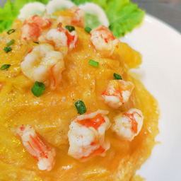 ข้าวไข่ข้นกุ้ง **พิเศษ